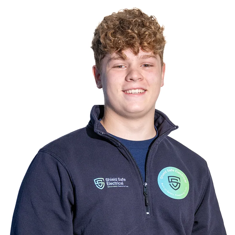 Theo, 2nd Year Apprentice at Shield Safe Electrical